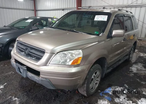 2005 Honda Pilot Ex-L z USA, uszkodzony, nr VIN 2HKYF18595H504127